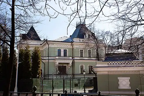 Городская усадьба М. Г. Спиридова — Ф. К. Рюхардт (1876)