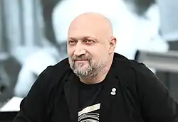 Гоша Куценко на книжном фестивале «Красная площадь» в 2023 году