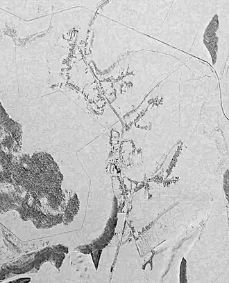 Спутниковая съёмка села Грицовка. 1981 год