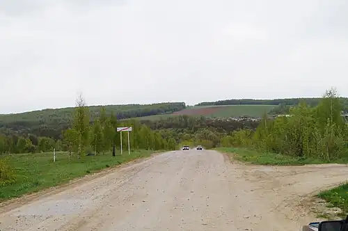 Гульцово, на въезде