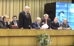 Гуляев Ю.В. и Старовойтов А.В в Президиуме АИН