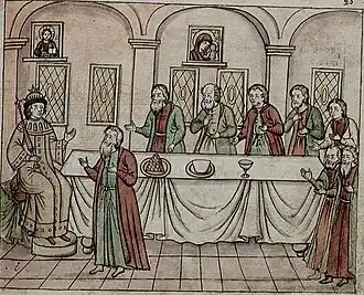 Даниил Мезецкий перед государем