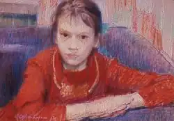 Девочка в красном, 1963.