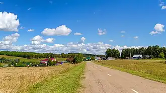 Вид на деревню с запада