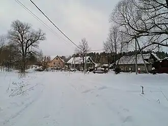 Вид на старое пронино зимой 2021-2022 гг.