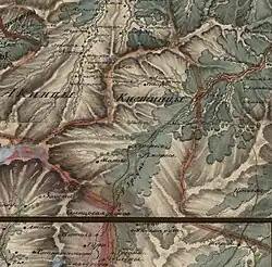 Джарего и Шатили 1834 год.