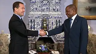 Дмитрий Медведев встретился с Премьер-министром Мозамбика Алберту Вакина