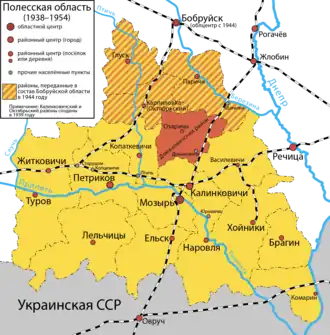 Домановичский район на карте