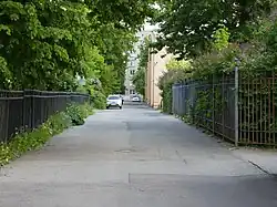 Вид в сторону Неманского переулка