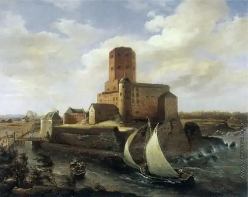 Крепость в Выборге. 1844