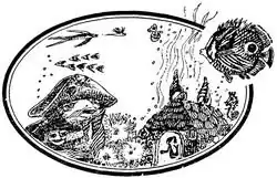 Иллюстрация в русскоязычном сборнике британских сказок и легенд «Сквозь волшебное кольцо»