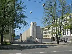 Евпаторийский переулок, вид от Большого Сампсониевского проспекта