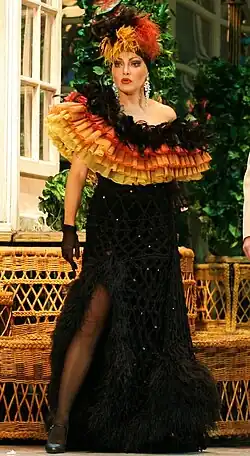 В роли Ганны (Весёлая вдова Ф. Легара)