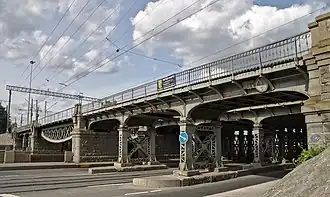 Царскосельский железнодорожный мост  Объект культурного наследия народов РФ регионального значения. Рег. № 782211404570005 (ЕГРОКН). Объект № 7832006000 (БД Викигида)