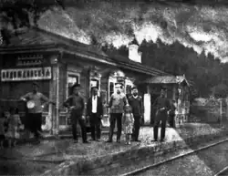 Ж.д. станция Надеждинская 1900 г.