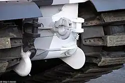 Корма второго звена вездехода на примере «Панцирь-СА»