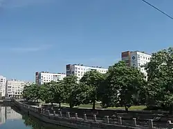 На набережной Ингула(застройка советского времени)