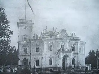 Замок в 1908 году