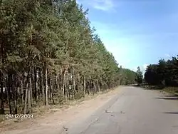 Участок Заповедной улицы, выделенный в 2014 г. в улицу Академика Харитона