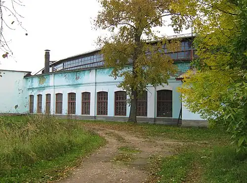 Здание ремонтного цеха локомотивного депо «Ржев»(Привокзальная, д. 18)