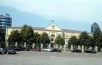 Здание мэрии Грозного, в котором проходил съезд.