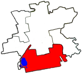 Зеленодольская городская община на карте