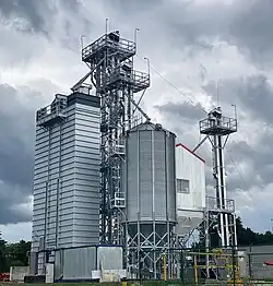 Шахтная зерносушилка производительностью 30 т/ч