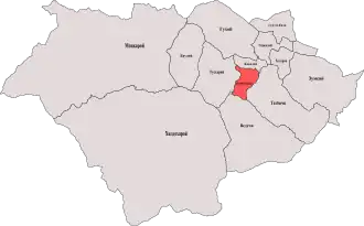 Итум-Калинское сельское поселение на карте