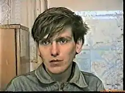 Иртышов на допросе, приблизительно 1994—1995 гг.