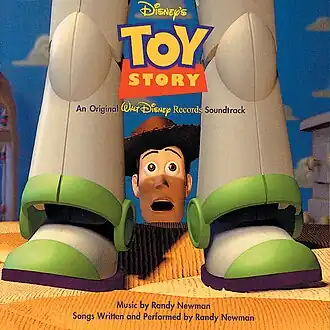 Обложка альбома Рэнди Ньюмана «Toy Story: An Original Walt Disney Records Soundtrack» ()