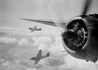 Истребители Як-9Д над Севастополем