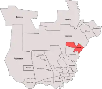 Курдюковское сельское поселение на карте