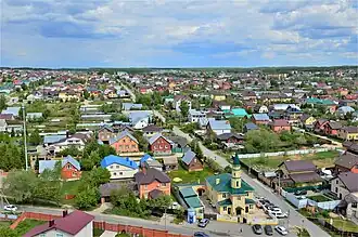 Вид на Константиновку с высоты одного из корпусов жилого комплекса «Светлая Долина»