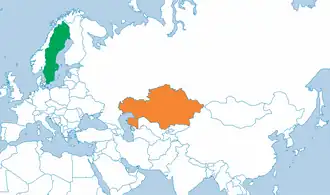 Казахстан и Швеция