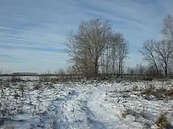 Основное кладбище - поодаль.