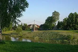 Пруд в деревне Кануново