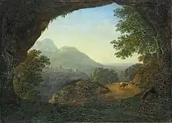 Крымский пейзаж. 1806. Дерево, масло. Государственный Эрмитаж, Санкт-Петербург