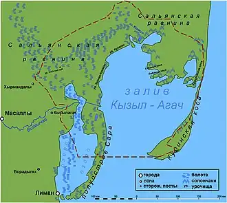 Карта заповедника