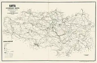 Сталинский округ на карте