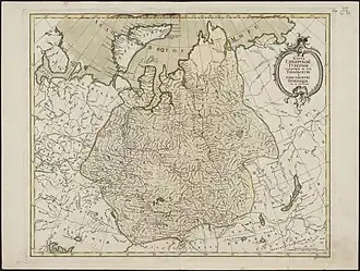 Тобольская провинция на карте