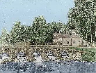 Каскад со шлюзом до 1917 г.