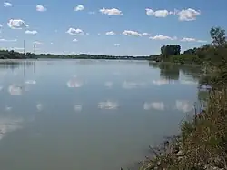 Катунь в нижнем течении, в Смоленском районе в 3 км выше слияния с рекой Бией