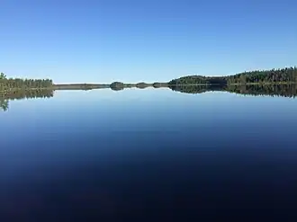 Вид из юго-восточной оконечности Кивиярви