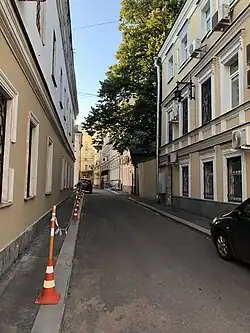 Кисельный тупик. Вид от Большого Кисельного переулка