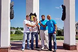 Символический звон в колокол единения трёх братских народов, 17 августа 2013 года