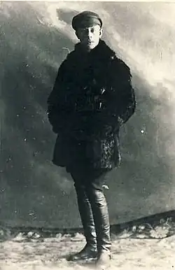 Командир полка Эстляндской Красной Армии Аугуст Лиллакас, 1919 г.