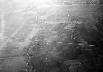 Аэрофотоснимок деревни Конарево. 1920-е годы