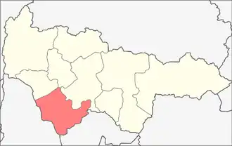 Кондинский район на карте