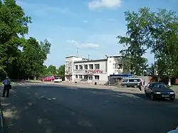 Село Краснореченское, автобусная остановка