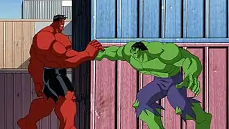 Красный Халк против Халка